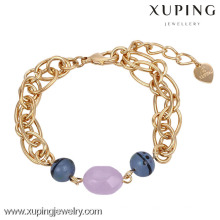 73975-Xuping Fashion Bracelet Woman Gifts Jewelry with 18k Gold Plated